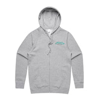 DRAWN ZIP FRONT HOOD